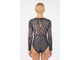 Купальник слитный Teres арт. FS168HR-1 (S--XL)  Купальник с SPF защитой.+ повязочка в тон на голове