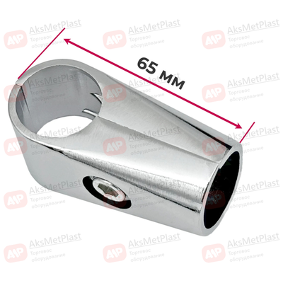 UNO-01 Соединитель 2-х труб Т-образный системы Joker-Uno d=25 мм, цвет: хром