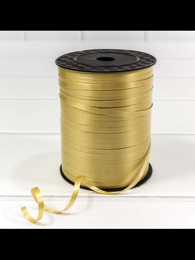 Лента полипропиленовая (золото), 0,5см*457м