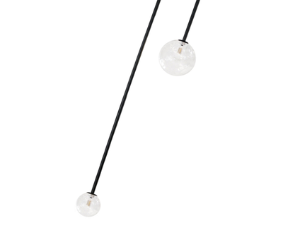 09408-2 A 19 Люстра Иона черный G9 2*5W (Led лампы в комплекте 4000К)