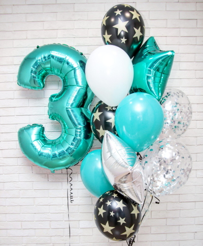 Фольгированные цифры