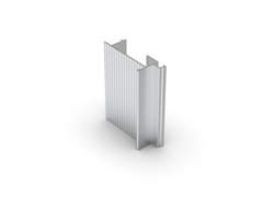 Sfinx7.44-59 анод. серебро алюм. профиль расширения под внутр. дверную панель