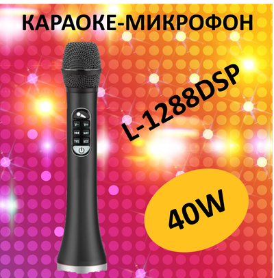 Профессиональный караоке-микрофон  L-1288DSP  40w