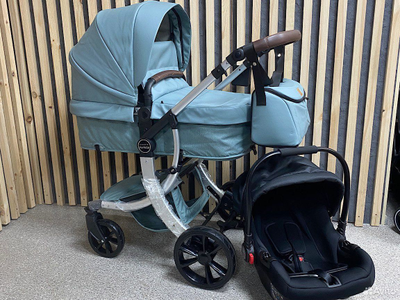 Детская коляска 3 в 1 Farfello Aimile Original Атлантида Экокожа