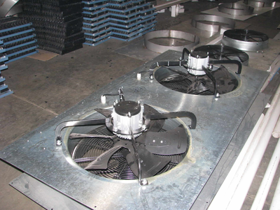 Вентиляторы станции охлаждения закрытого типа