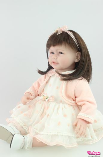 Кукла реборн — девочка  "Альбина" 55 см