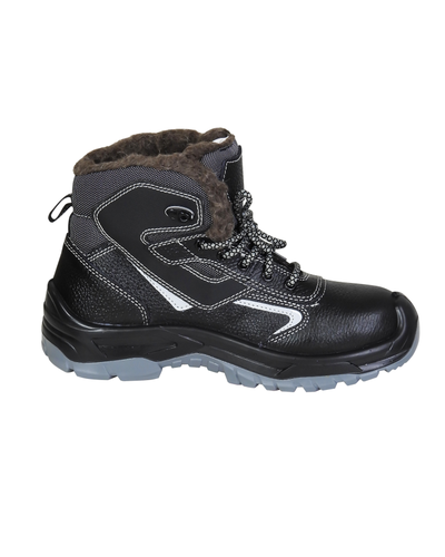 Ботинки SAVЁL-ДЖЕТ-ЗИМА кожа, шерстин, ПУ-ТПУ