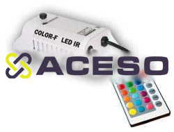 Источник света к фиброоптическому волокну с ПУ RG231