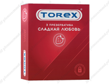 Презервативы Torex №3 Сладкая любовь со вкусом клубники