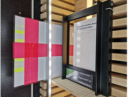 Обработка стекольной продукции, декоративные плёнки - пескоструй - фотопечать