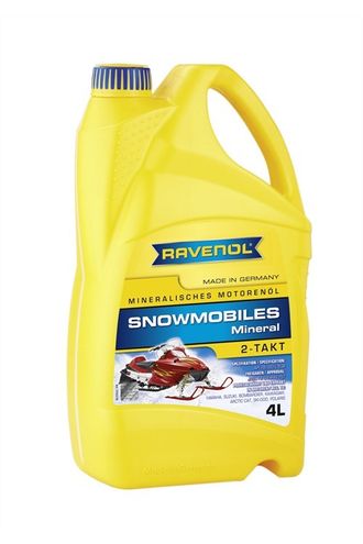 Масло моторное RAVENOL Snowmobiles Mineral 2-Takt для 2-х такт. снегоходов (Минеральное) - 4  л. (4014835729599)