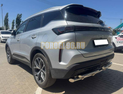 Защита заднего бампера двойная с перемычками Папа Тюнинг d60/42 для TENET T7 2025-