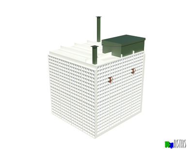 Погреб ПП-3 ( 7,3 м3, стенка 80мм)