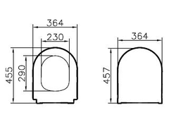 Универсальное тонкое сиденье, круглое, дюропласт, с микролифтом, металлические петли, VitrA UNIVERSAL, 110-003-019
