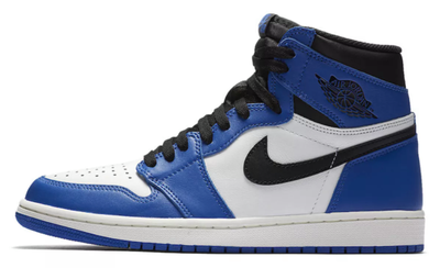 Nike Air Jordan Retro 1 High (синие с белым)