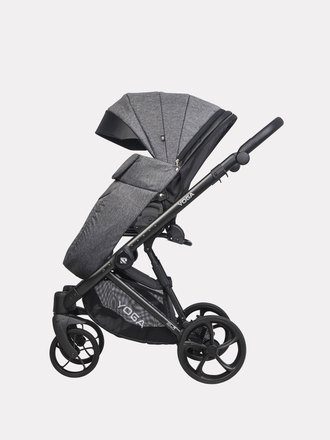 Коляска 2в1 Riko Basic Yoga 01 Графит
