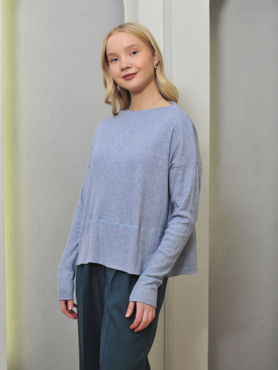 Джемпер 660-0424 голубой