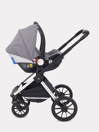 Коляска 3в1 MOWbaby Tilda MB065 Grey