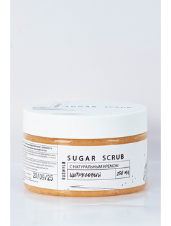 Фото натуральный сахарный скраб цитрусовый RUSMYLO