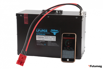 Аккумуляторная батарея LiFePo4 24V112Ah(100A) без дисплея, BMS смарт