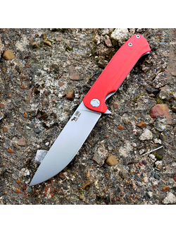 Складной нож Чиж NEXT сталь AUS10, рукоять G10, цвет красный