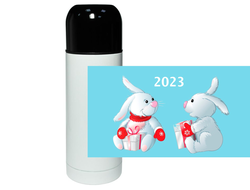 Термос год Кролика №5