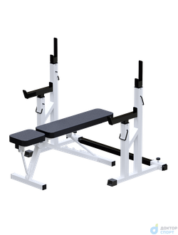 Скамья жимовая со стойками
