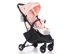 Коляска прогулочная Nuovita Fiato Rosa, Nero/Розовый, Черный