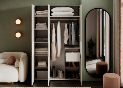 Атлантис шкаф ШК-003 Кашемир / МДФ - матовая Флан GA-06