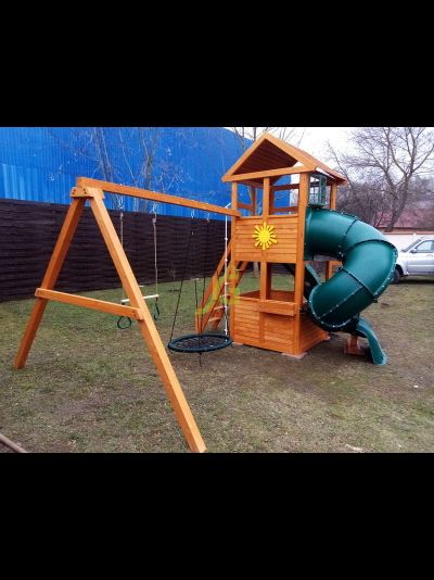 Детская площадка IgraGrad Клубный домик с трубой