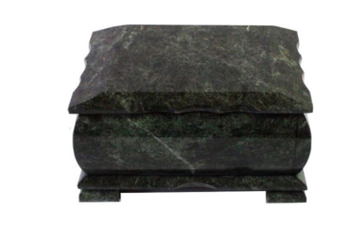 Шкатулка большая из змеевика, разные формы