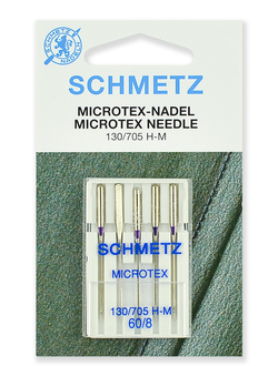 Иглы бытовые SCHMETZ Микротекс набор  №130/705Н-M №60 5 шт