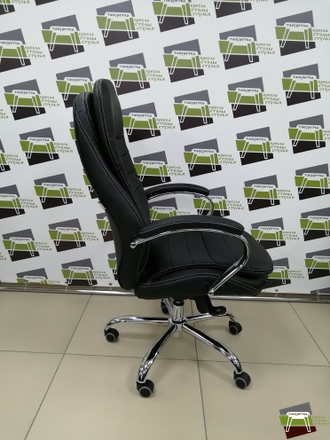 Кресло Everprof "Валенсия / Valencia M" Экокожа Черный