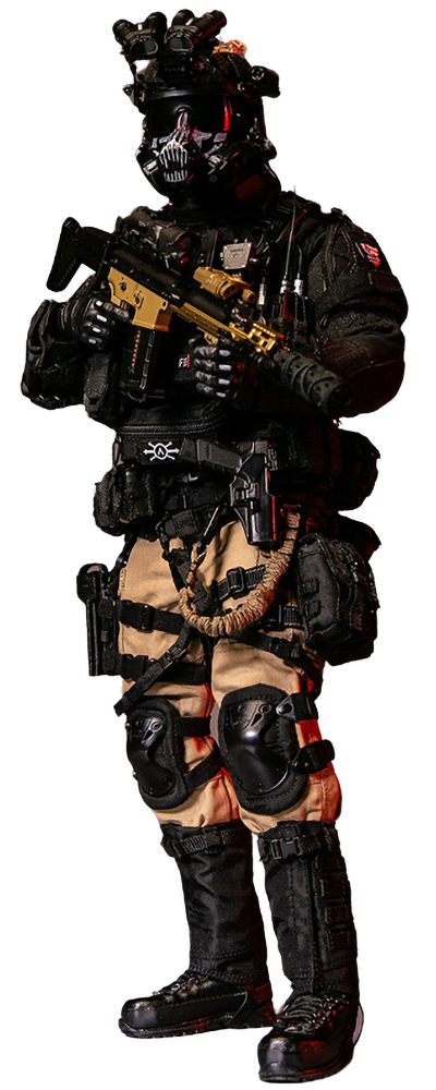 Агент Хью Лафройг (SCP Overlord) - КОЛЛЕКЦИОННАЯ ФИГУРКА 1/6 EXTREME ZONE Agent HUGH LAPHROAIG (EBS002) - DAMTOYS