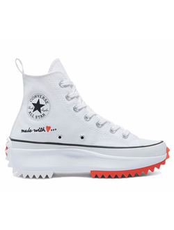 Кеды Converse Run Star Hike Valentines Day белые высокие на платформе 571874C