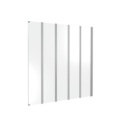 Шторка BAS SCREEN GR5-120-C-CH 120х140 складная, прозрачная