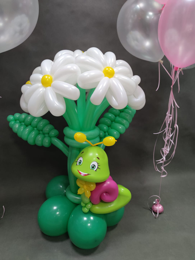 букет ромашек "с улиточкой"