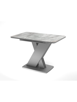 Стол НЕАПОЛЬ раздвижной / металлик каркас/Lemark 0435/ 1100х700