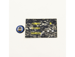 Рубашка и брюки с нашивками тактические 1/6 NAVY COMMANDING OFFICER (78050) - DAMTOYS