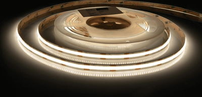 Лента светодиодная COB  2400LED, 12V,  НЕЙТРАЛЬНЫЙ белый (4000-4400к), 70W/5м, 8мм, IP20  (15.0316)  AQ