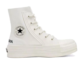 Кеды Converse x Ambush Pro Leather кожаные белые высокие