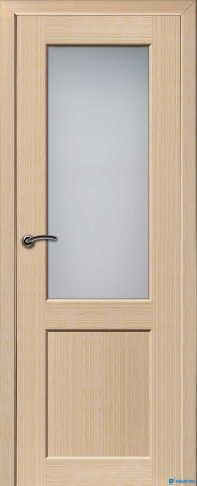 Дверь остекленная царговая ПВХ KAPELLI Ecoline ДОИ Дуб беленый купить в Челябинске | КВИРТЕК