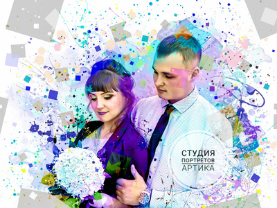 Портрет в Стиле Нео 2 человека