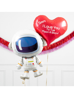 Связка "I love you to the moon&back!" c космонавтом