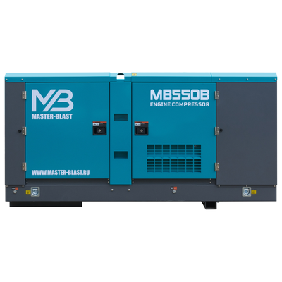 Винтовой компрессор Master Blast MB550B-7 (дизельный)