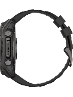 Часы Garmin Fenix 8 —51mm Solar Sapphire Carbon Gray DLC Titanium Black / Pebble Gray