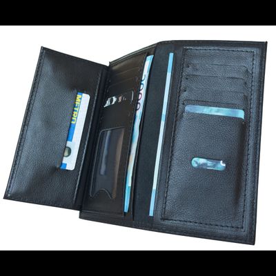 Кожаный кошелек Arciano black (арт. 7702-01)