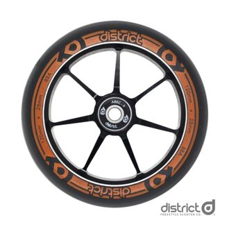 Колесо для самоката District Dual Width Core - Black/Orange