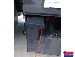 Комплект термозащиты АКБ автокранов и фронтальных погрузчиков КТЗГ-А7+ (КОМПЛЕКТ ИЗ 2-Х ТЕРМОСОВ С ОТДЕЛЬНОЙ КРЫШКОЙ ДЛЯ 2-Х АКБ с НАГРЕВАТЕЛями НТА-2/2+ (круглая клемма d=8mm) АКБ А/h: 120 (E41), Габариты АКБ, мм: (402-408)x(171-175)x(215-235)