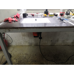 Пластина под Спец МФУ-2000 (V1 старая версия) для установки фрезера в стол 350*250 мм.